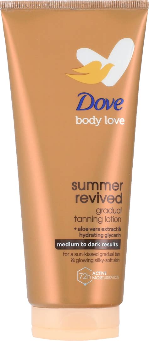 dove summer revived body lotion.